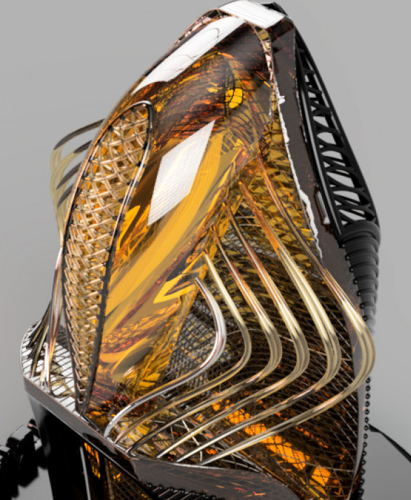 Metamorphic Gem was entered by Sruthi Venkatesh into the 2019 Trophy Design Competition. Image via 3D Printing Industry.