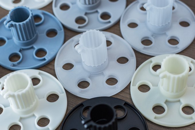 A set of Xometry-manufactured parts. Photo via Xometry. 