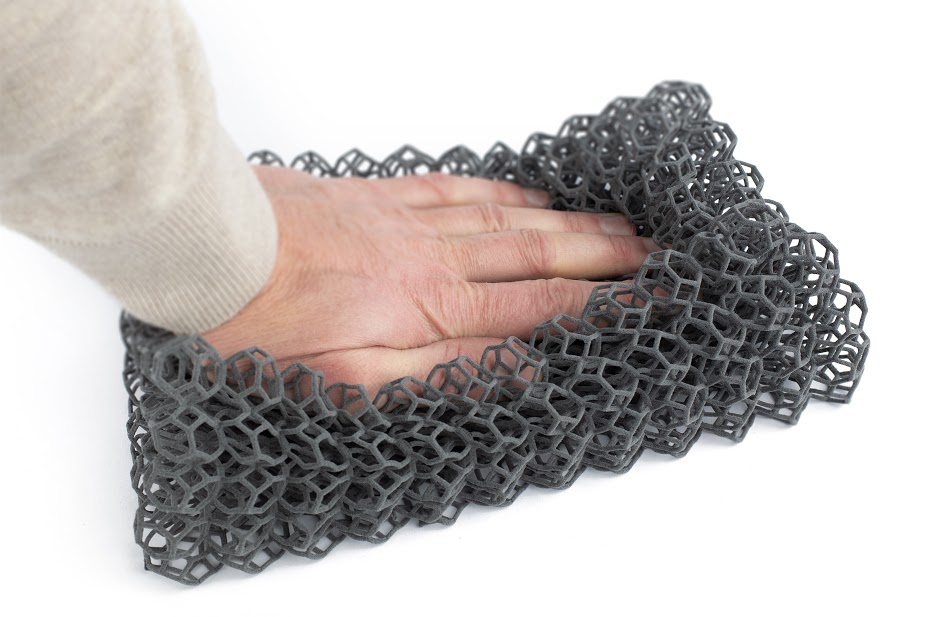 Sinterit's Flexa Grey 3D printing materials are soft and flexible, allowing them to be used within the medical and textile industries. Photo via Sinterit.