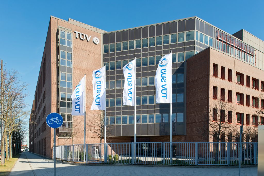 Headquarter of TÜV SÜD in Munich, Germany. Image via TÜV SÜD.