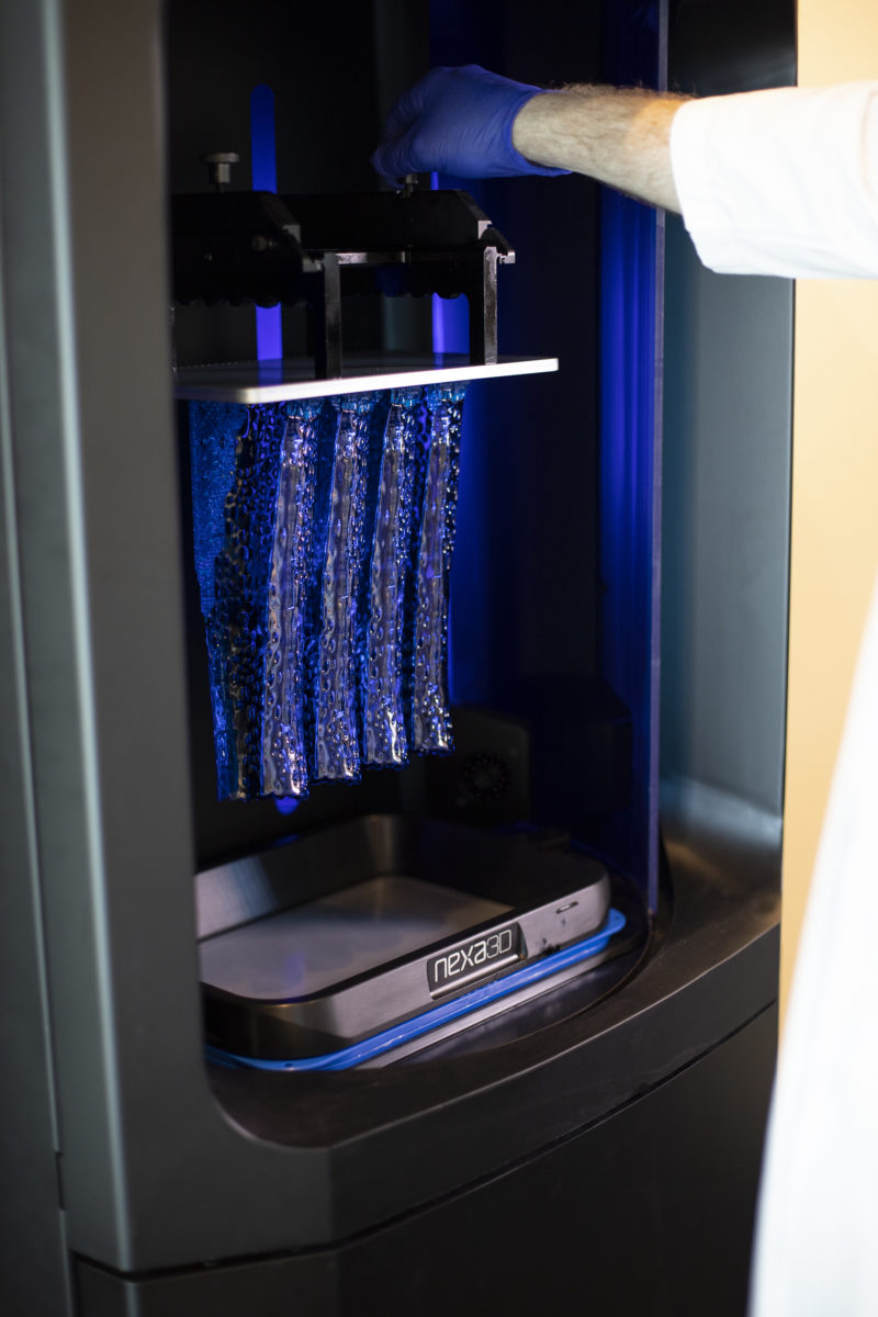 Nexa 3D's xClean, washing solvent for all resin based 3D printer. Photo via Nexa 3D.