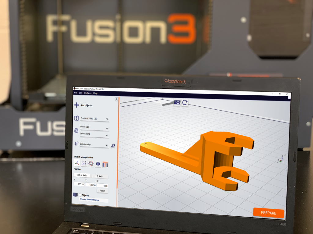 fusion 3d printer software