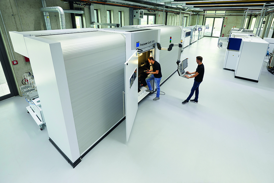 Toolcraft's additive manufacturing facility now features 13 industrial systems. Photo via Fraunhofer ILT.