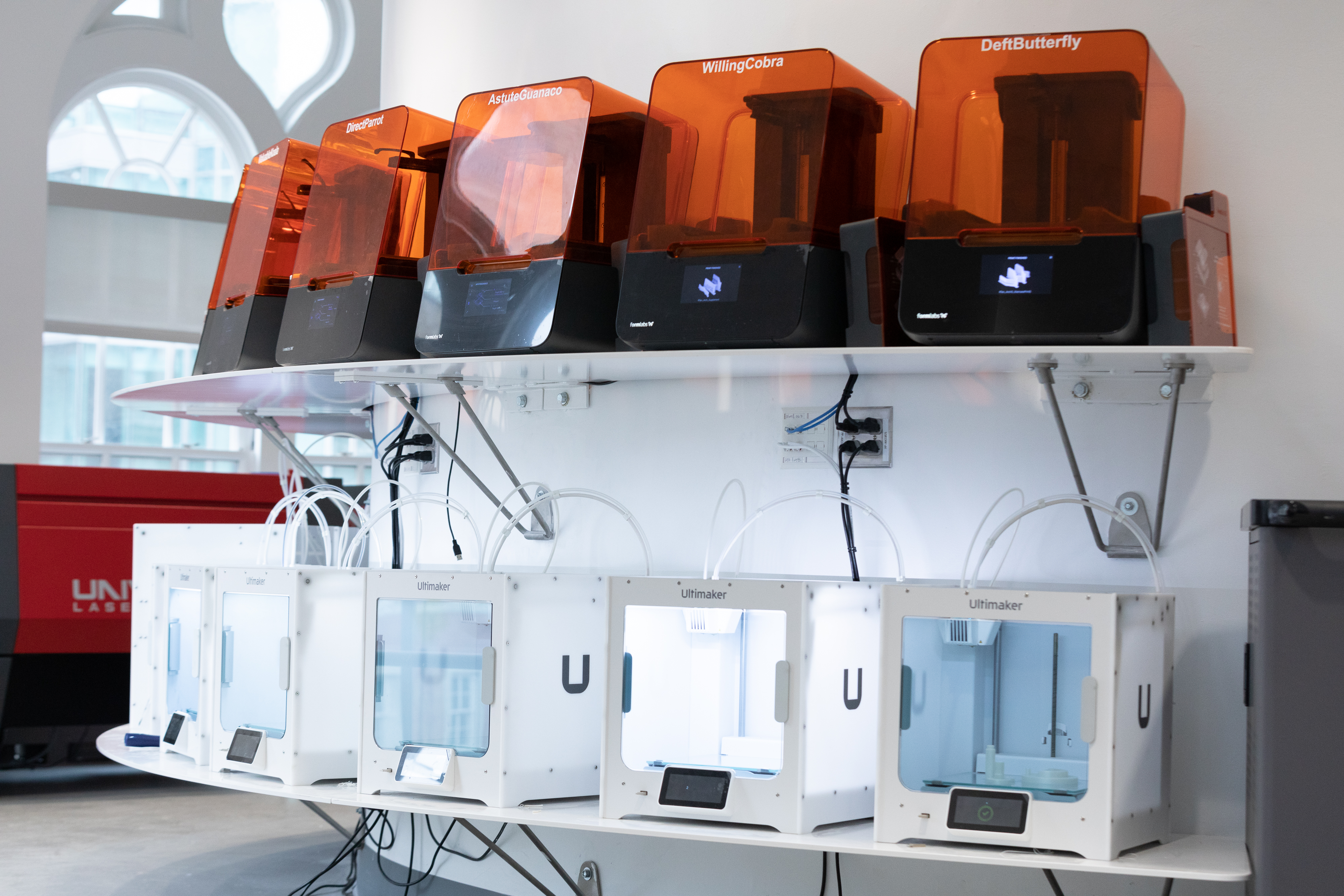 The Cooper Union's AACE facility houses a range of advanced technologies, including desktop 3D printers (pictured). Photo via The Cooper Union.