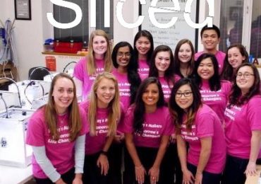 Ultimaker's 'Maker Girls' in 2016.