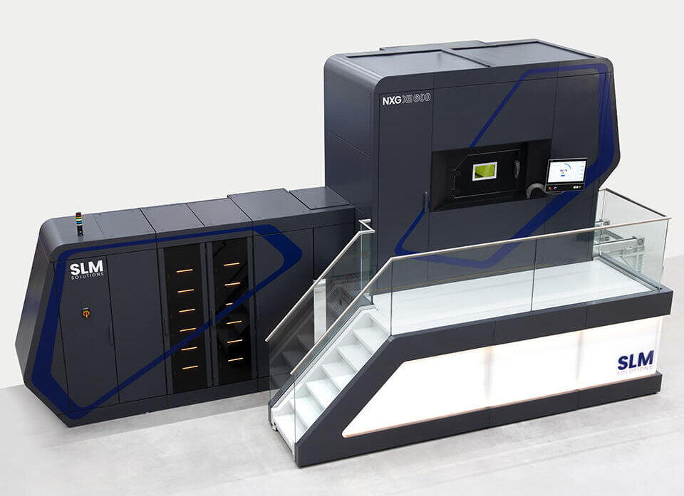 L'imprimante 3D SLM Solutions NXG XII 600.  Image via SLM Solutions.