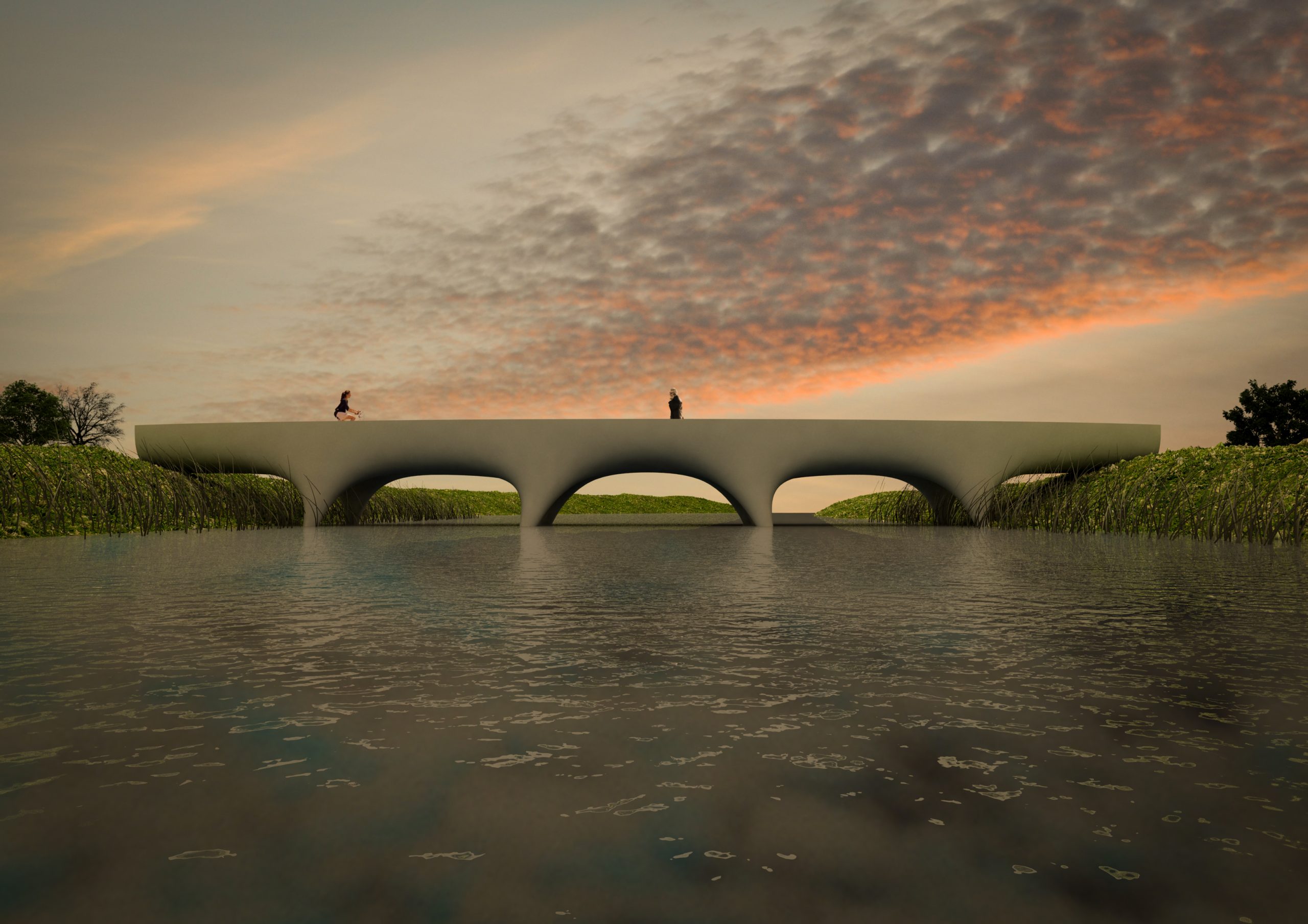 BAM and Weber Beamix are building the world's longest 3D printed ... - The Final Design For The BriDge. Image Via The BriDge Project. ScaleD