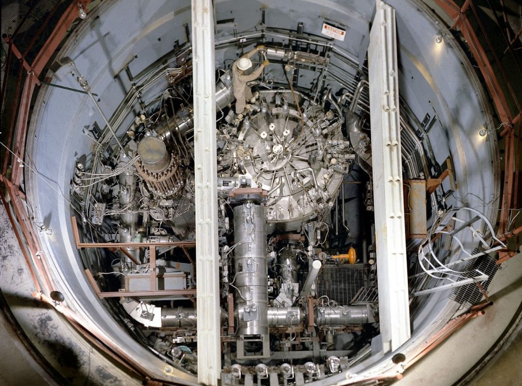A molten salt reactor developed by Oak Ridge National Laboratory. Photo via Oak Ridge National Laboratory.