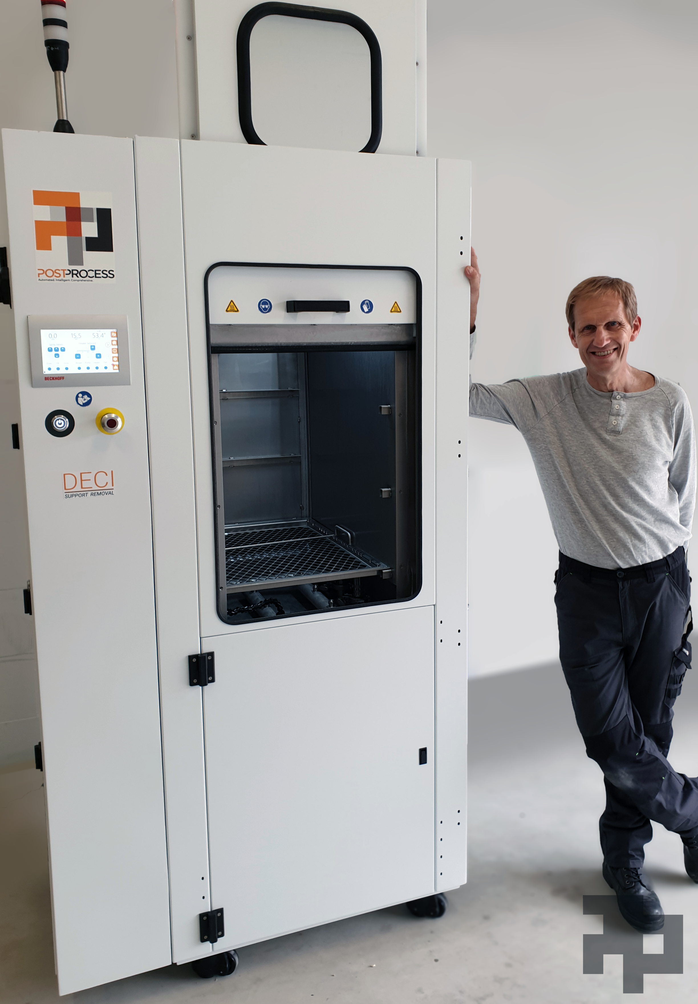 Fraunhofer has installed a DECI support removal system from PostProcess Technologies. Photo via PostProcess Technologies.