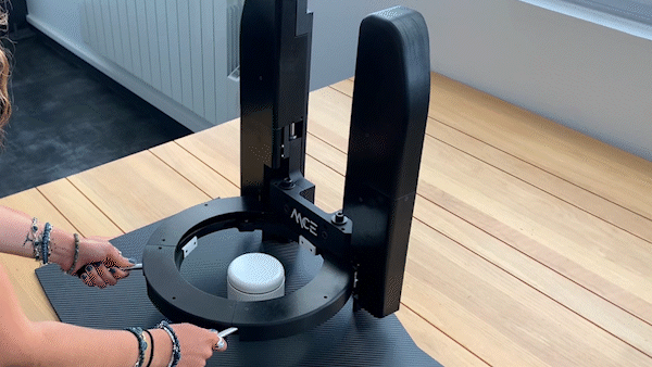 One of MCE's dimensional metrology devices. GIF via MCE Metrology.