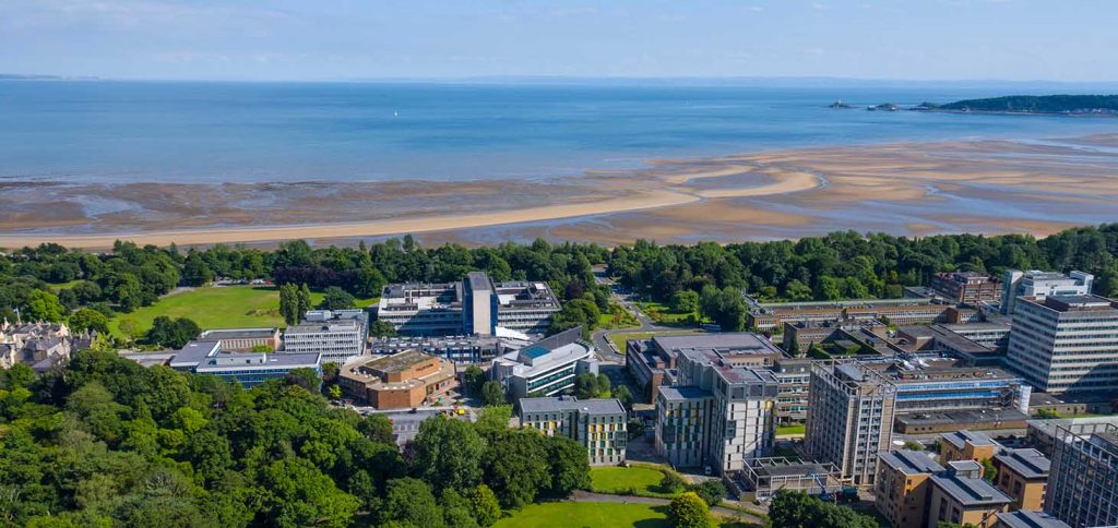 Swansea University. Photo via Swansea University.