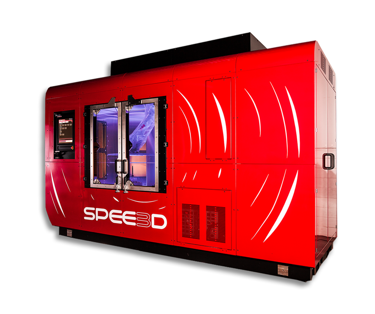 SPEE3D's WarpSPEE3D 3D printer. Photo via SPEE3D.