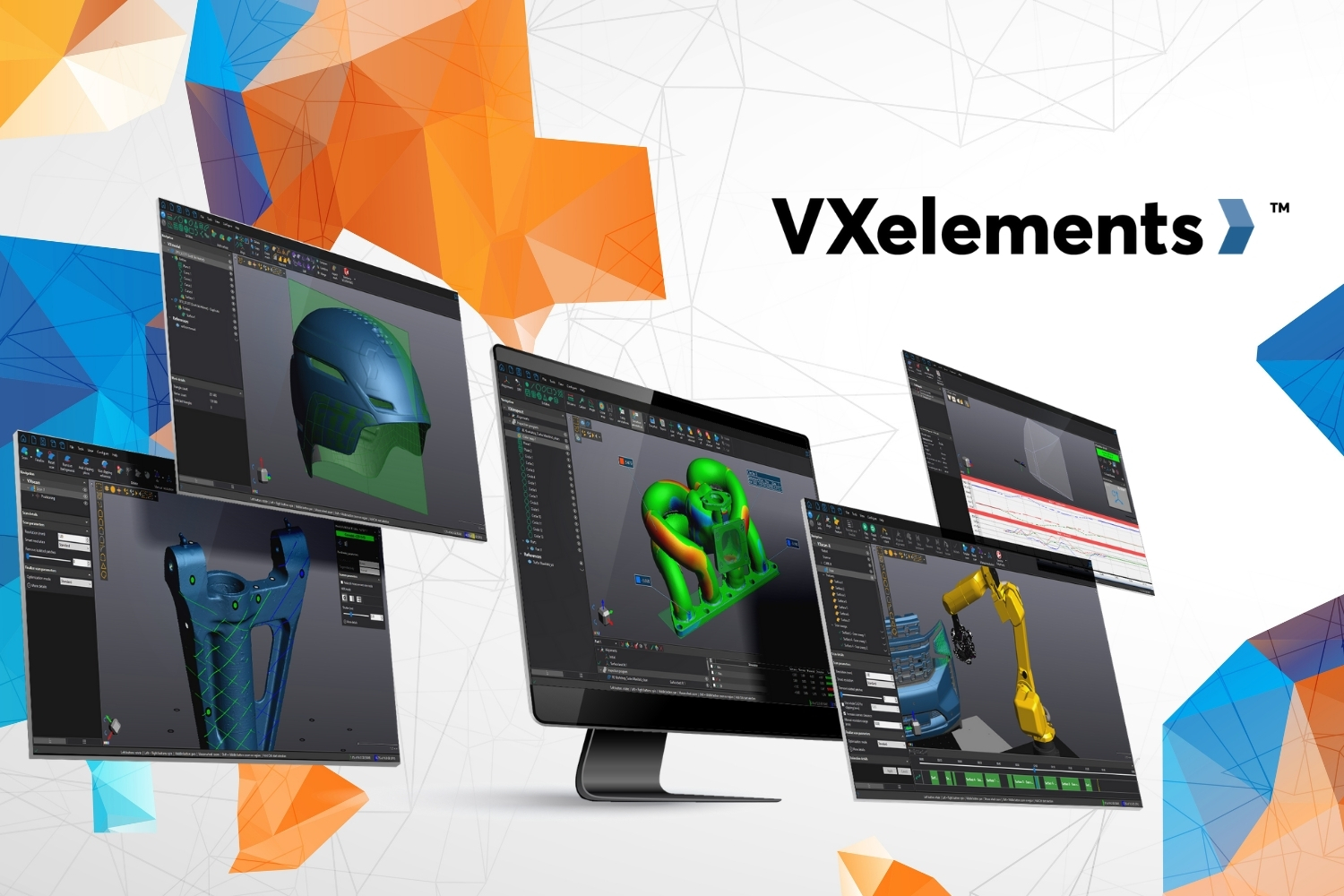 Creaform has launched the latest version of its VXelements platform, VXelements 9.0. Image via Creaform.