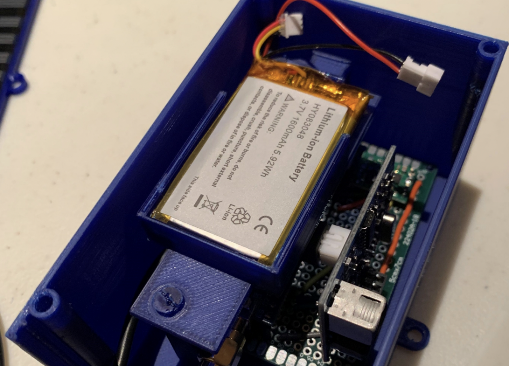 The battery separator inside the researchers' hydration sensor.