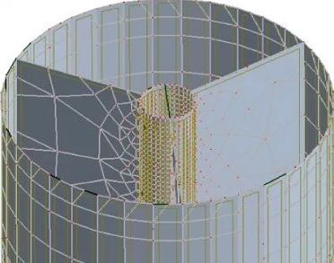 A 3D model of ChangeMaker 3D's wastewater distribution chamber.