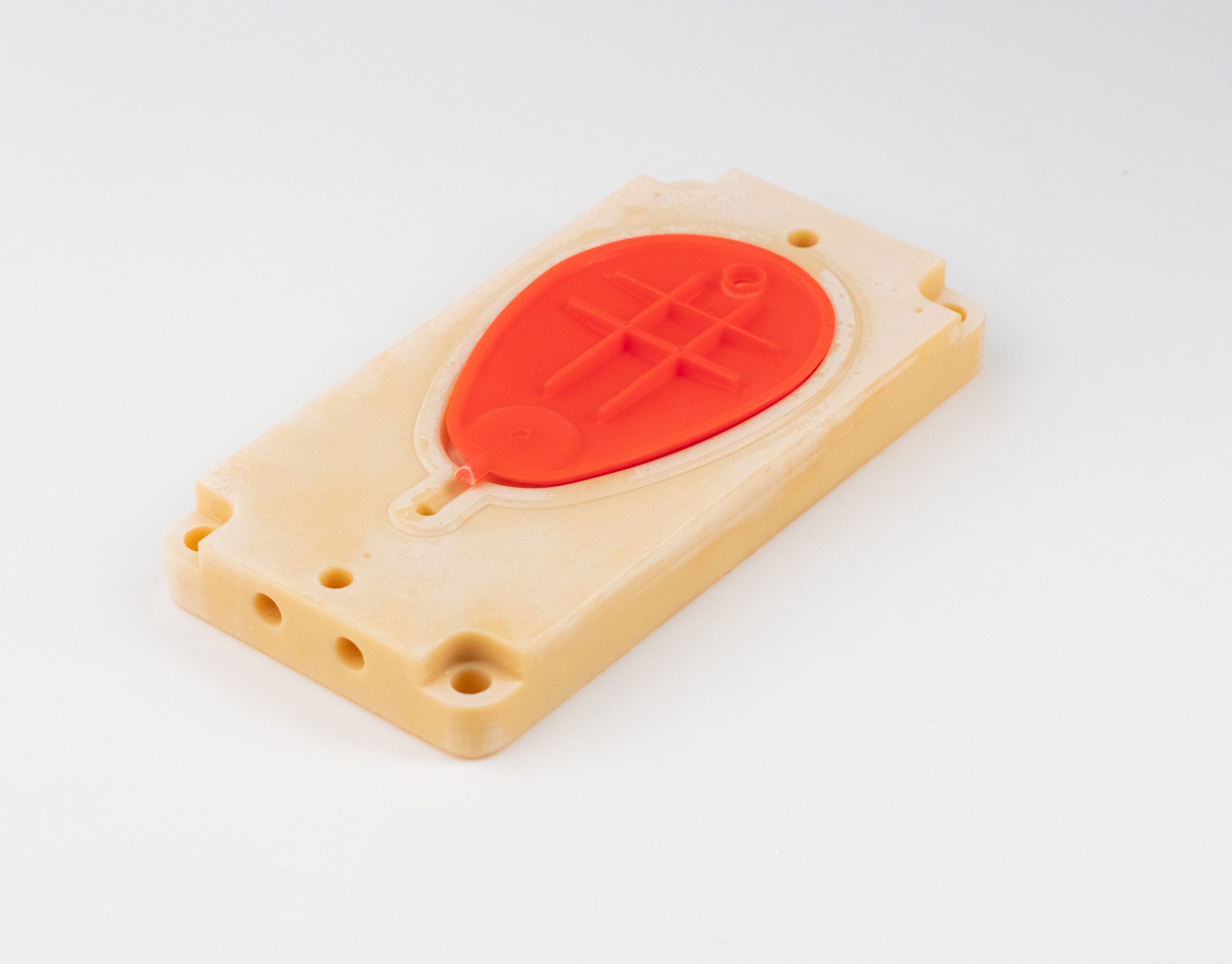 A 3D printed tool for injection molding. Photo via EnvisionTEC.