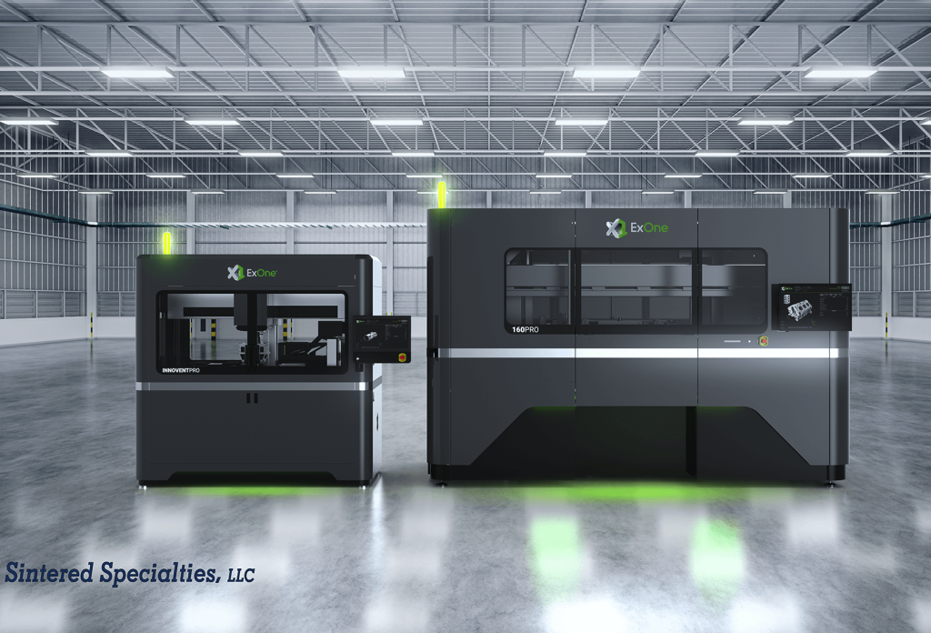 ExOne’s X1 160Pro and InnoventPro 3L 3D printers.