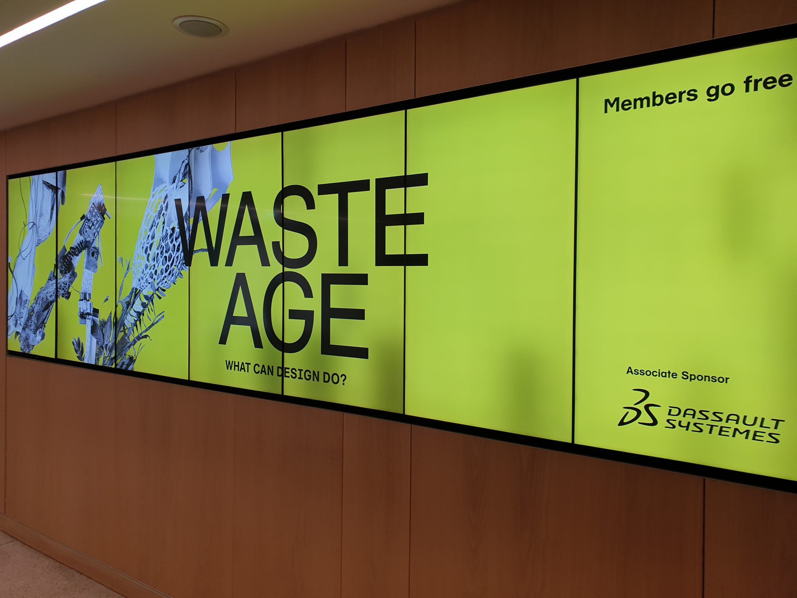 The Design Museum's Waste Age exhibition is now open to the public. Photo via Hayley Everett.