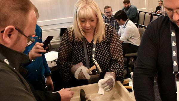 Hands-on workshop where attendees participate in the learning experience. Photo via AMUG.