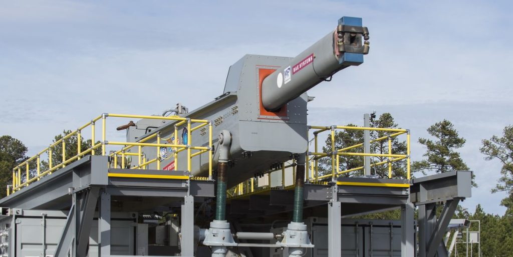 The NSWCDD has also previously been involved in the testing of a hypersonic railgun weapon. Photo via US Navy.