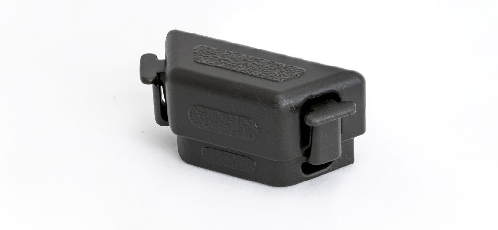 Under-the-hood components produced with Figure 4 140C Black – such as this sensor housing - demonstrated excellent reliability when subjected to HTOL testing. Photo via 3D Systems.