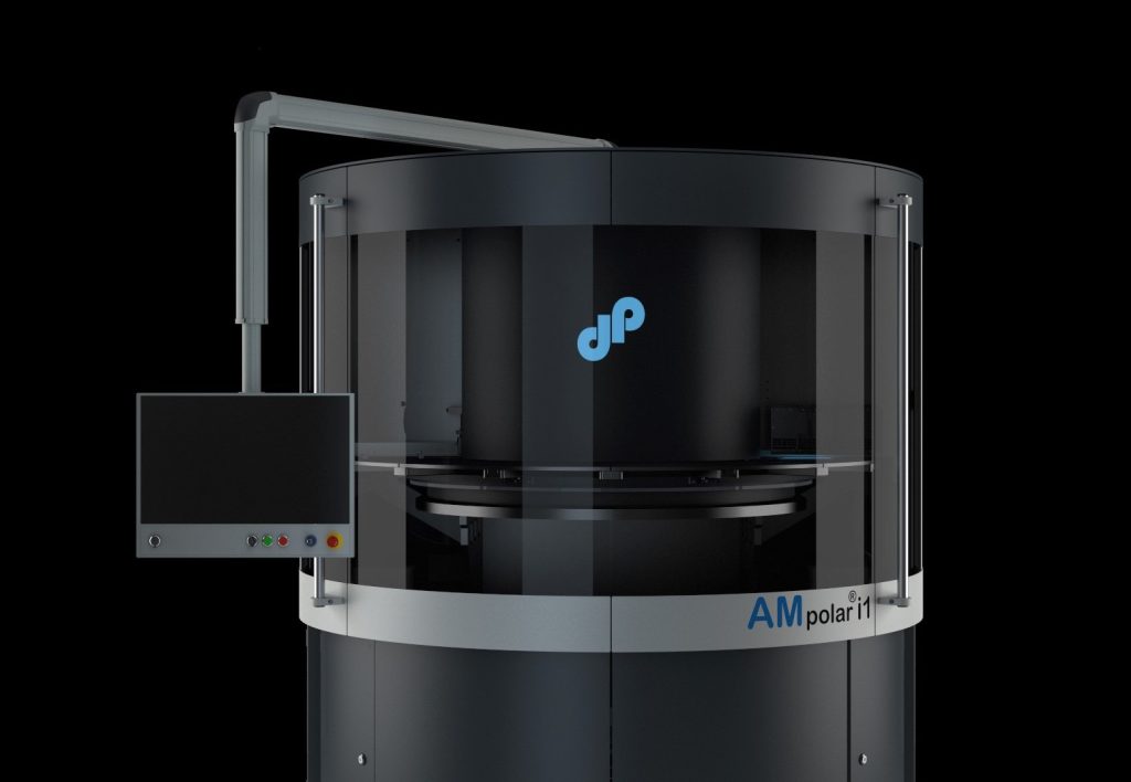 The AMpolar i1 3D printer, complete with Xaar 1003 printheads