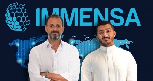Immensa Co-founders Fahmi Al Shawwa (left) and Omar Abuhabaya (right). Photo via Immensa.