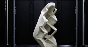 An automotive bucket seat mold 3D printed using the new Massivit 10000 3D printer.