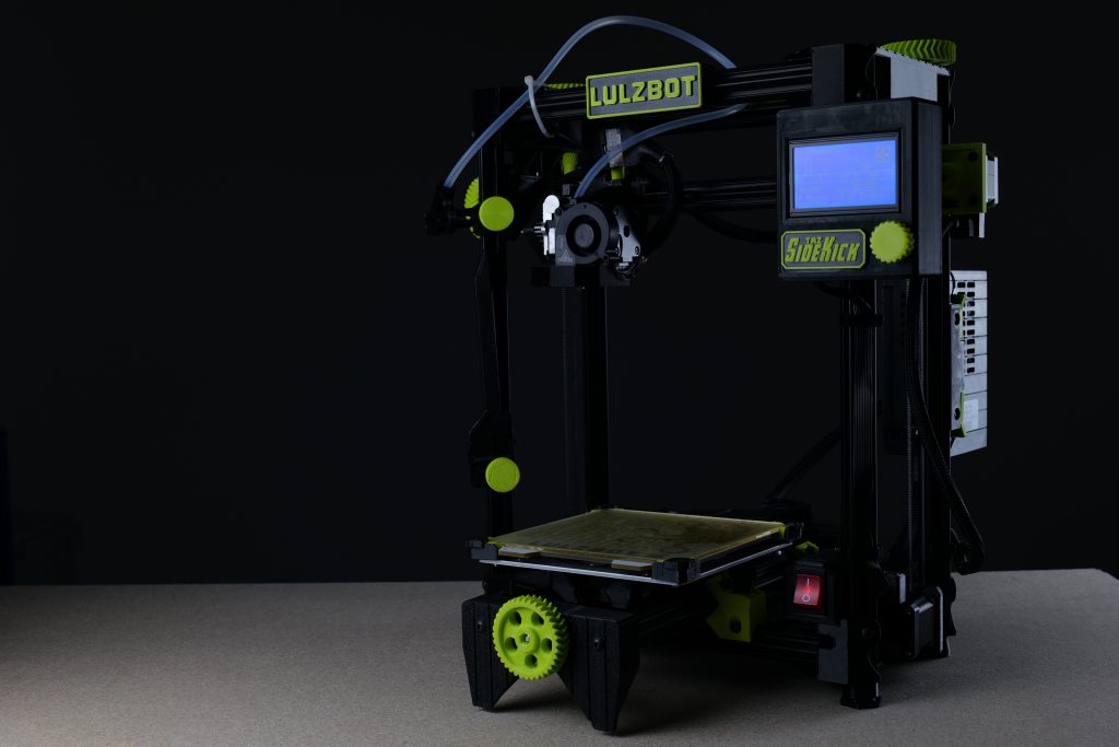 The LulzBot TAZ SideKick 289 3D printer. Photo by 3D Printing Industry.
