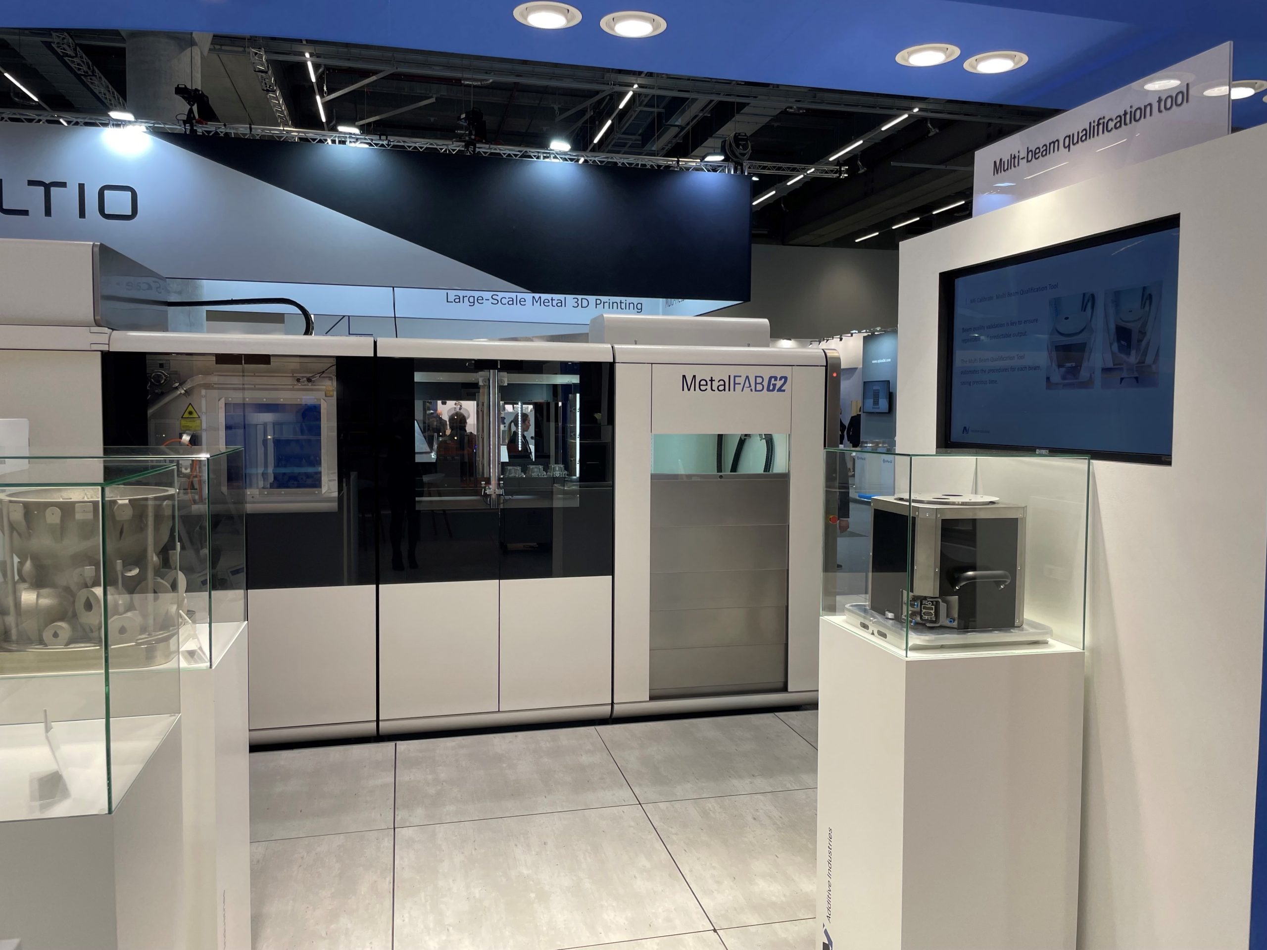 The MetalFAB G2 launched at Additive Industries' Formnext booth. Photo via Additive Industries.