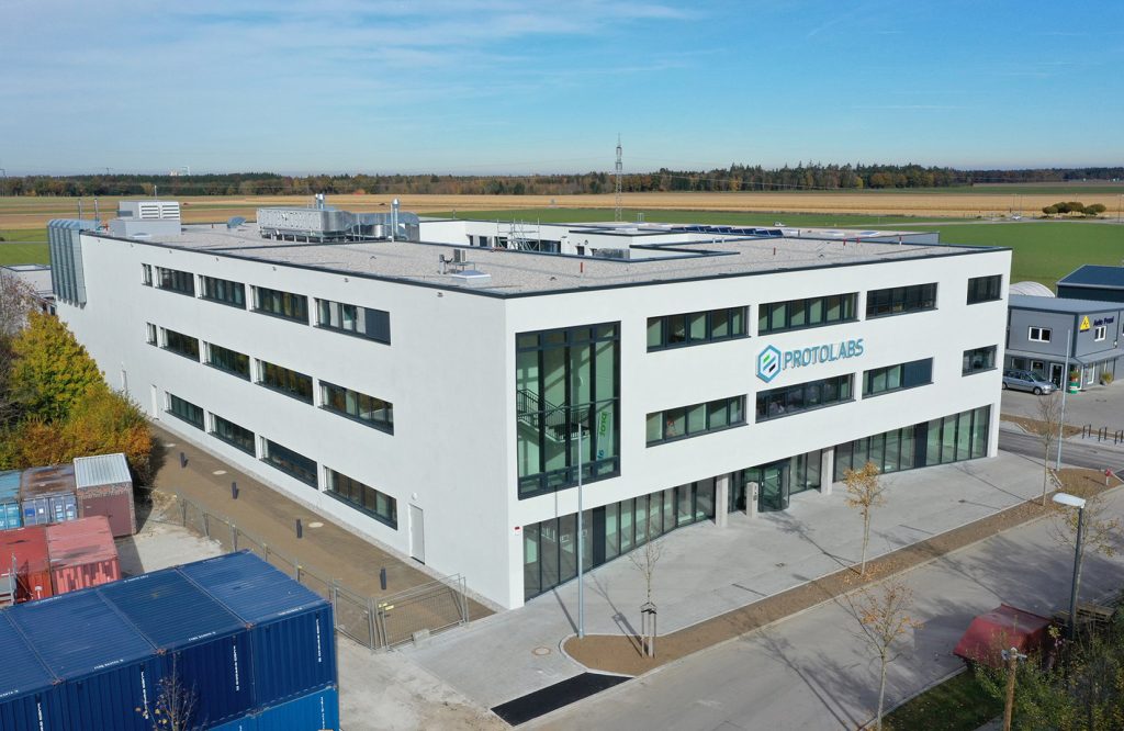 Protolabs' new Putzbrunn production facility. 