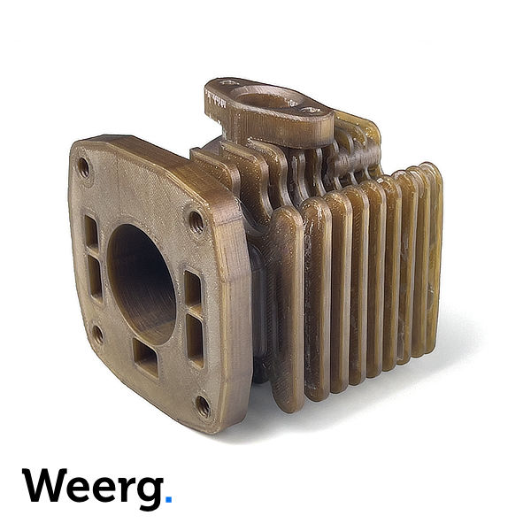Weerg's new PEEK 3D printing filament. Photo via Weerg.