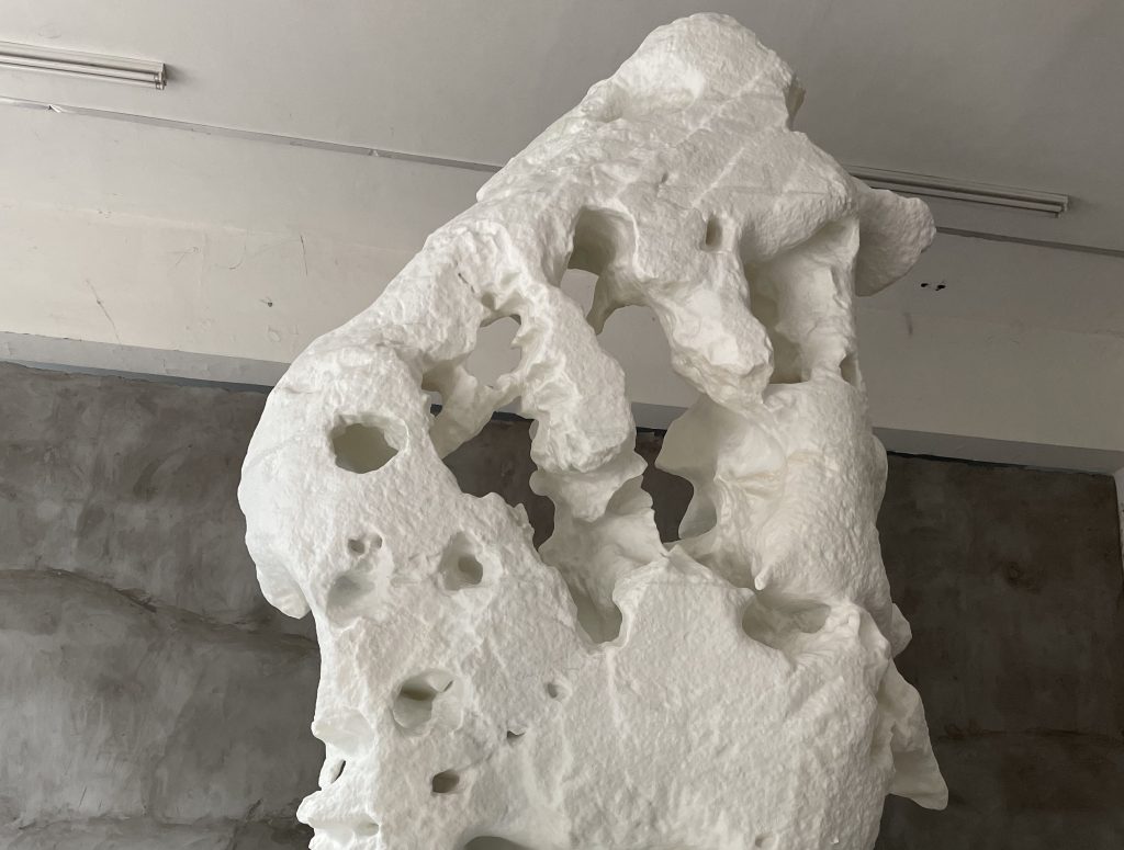 One of SoonSer's 3D printed mountains.