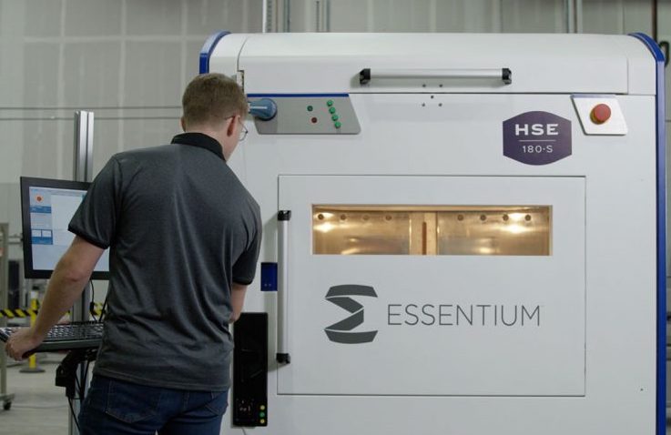 Essentium's HSE 180-S 3D printer. Photo via Essentium.