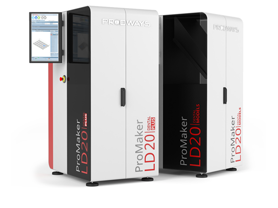 The ProMaker LD20 3D printers from Prodways.