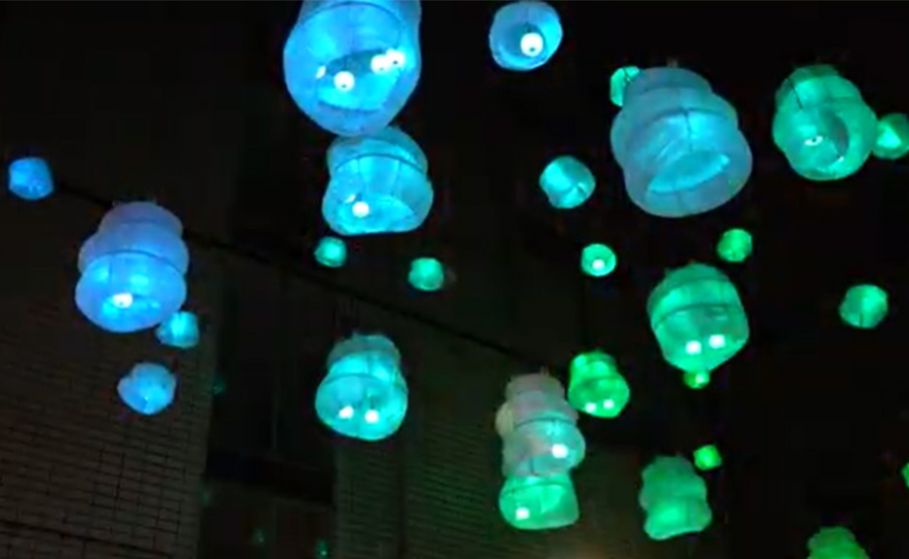 3D printed sustainable lighting transforms Belfast’s historic ‘Entries’