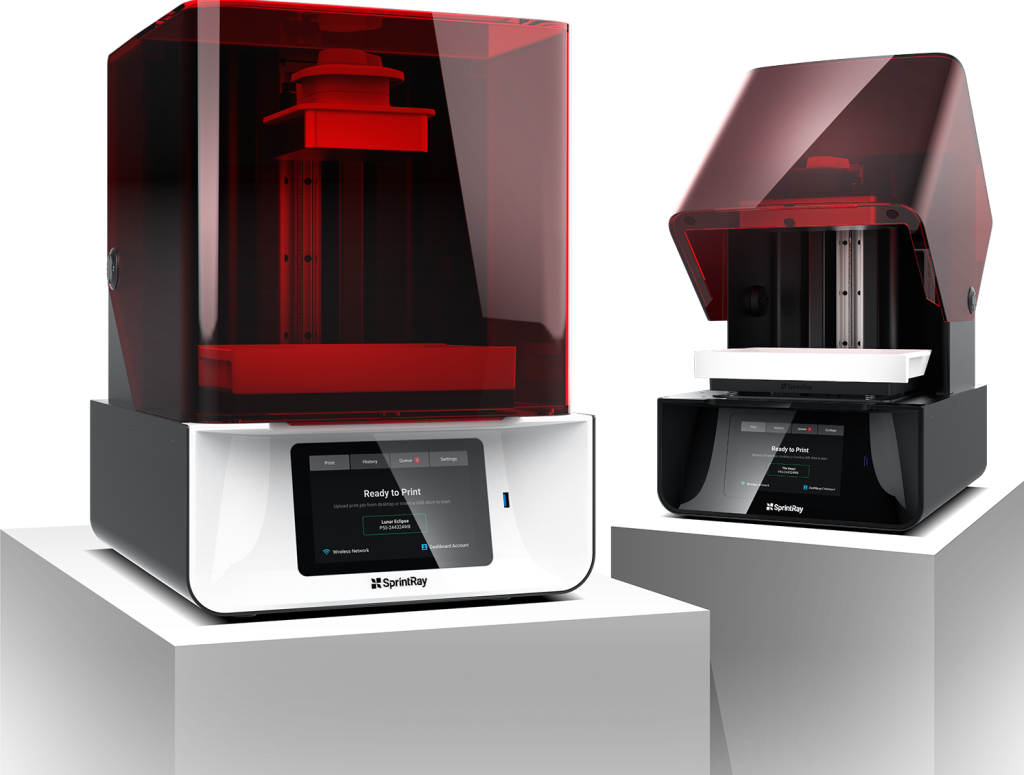 The Pro 95 and Pro 55 3D printers from SprintRay.