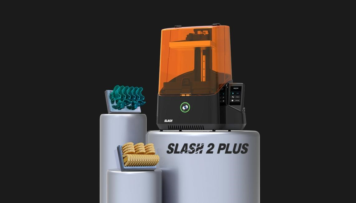 The UNIZ SLASH 2 PLUS is designed for high-speed dental 3D printing. Photo via UNIZ.