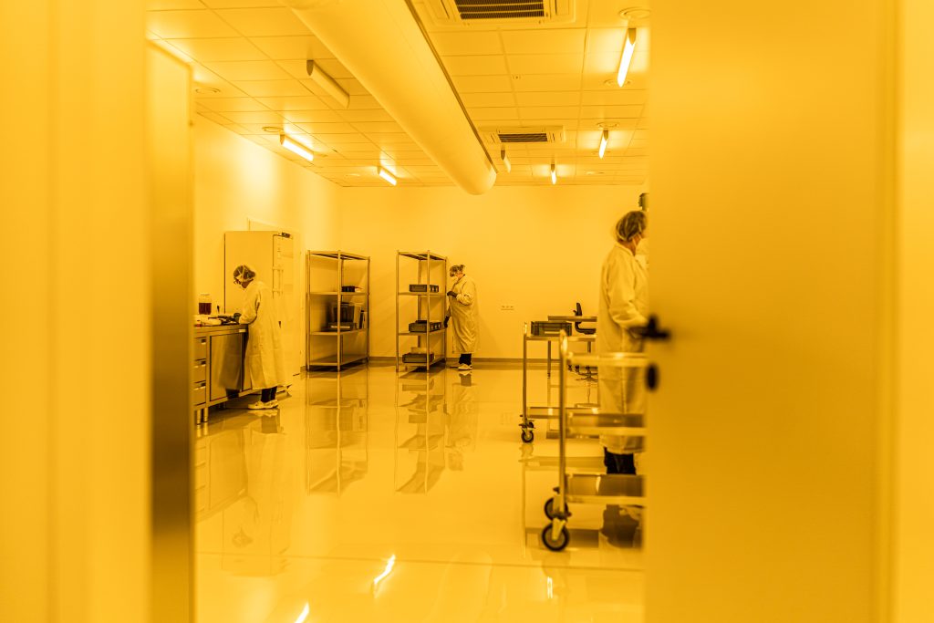 Lithoz's new ‘XL Hub,' complete with ISO 8 cleanroom-level production facilities. 