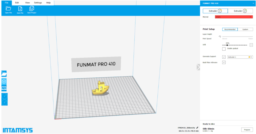 INTAMSUITE slicer UI. Image by 3D Printing Industry.
