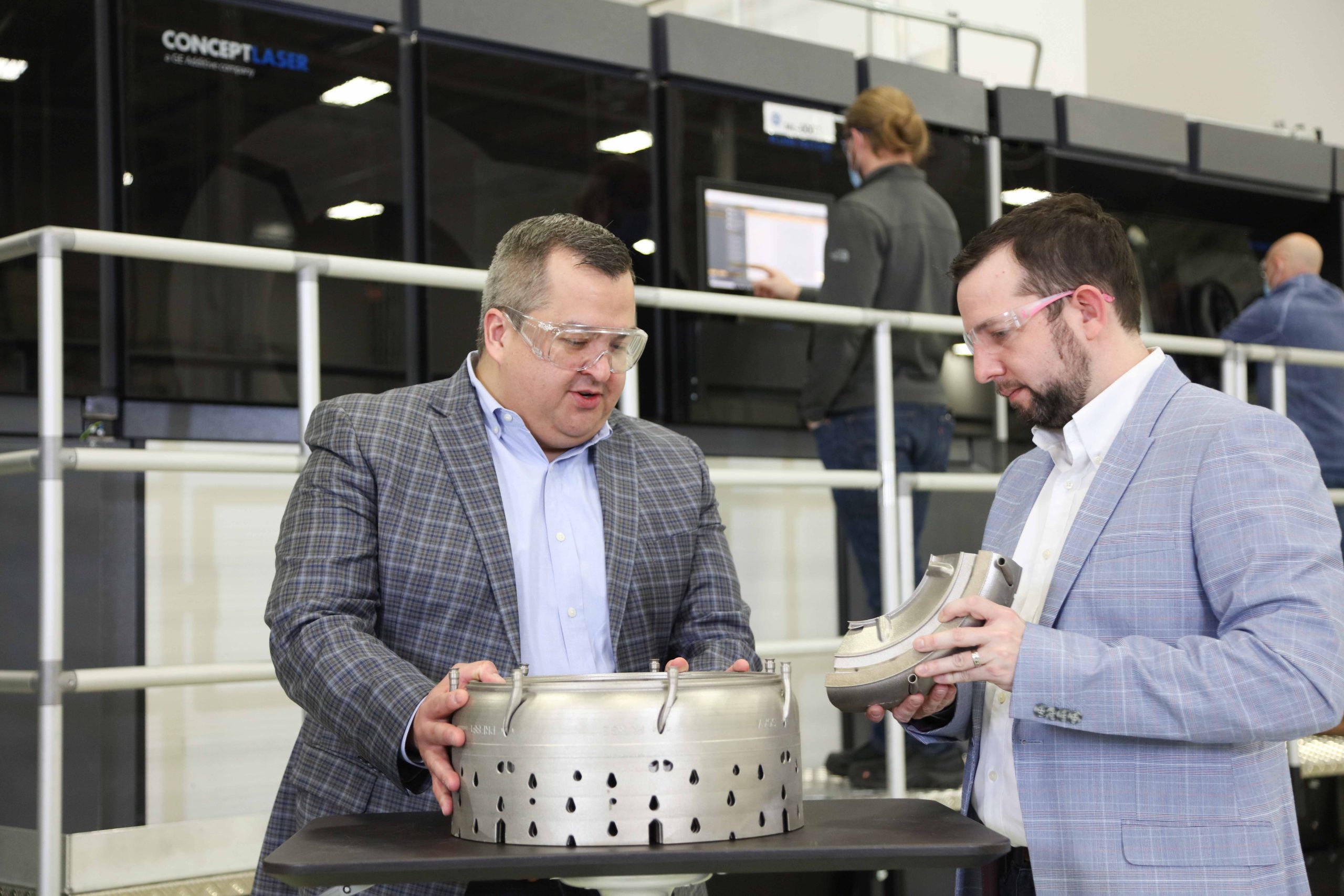 GE Additive's M Line systems have been installed at GE Aviation’s Additive Technology Center (ATC) in West Chester, Ohio.