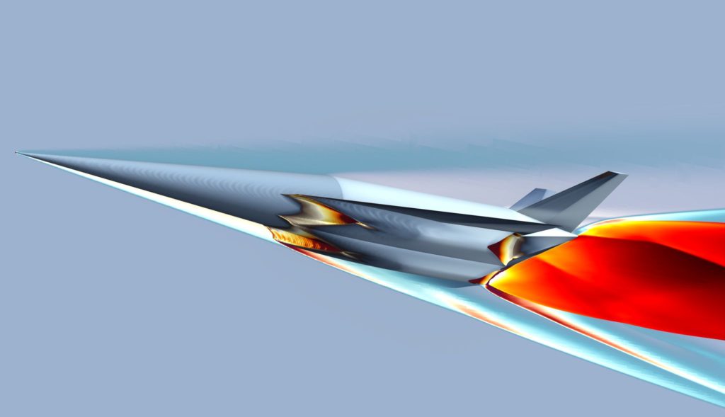 A diagram of the upcoming Hypersonix 'DART AE' UAV. Image via the University of Southern Queensland. 