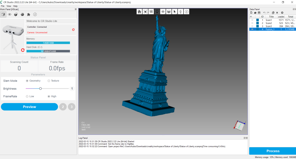 CR Studio UI. Image by 3D Printing Industry.
