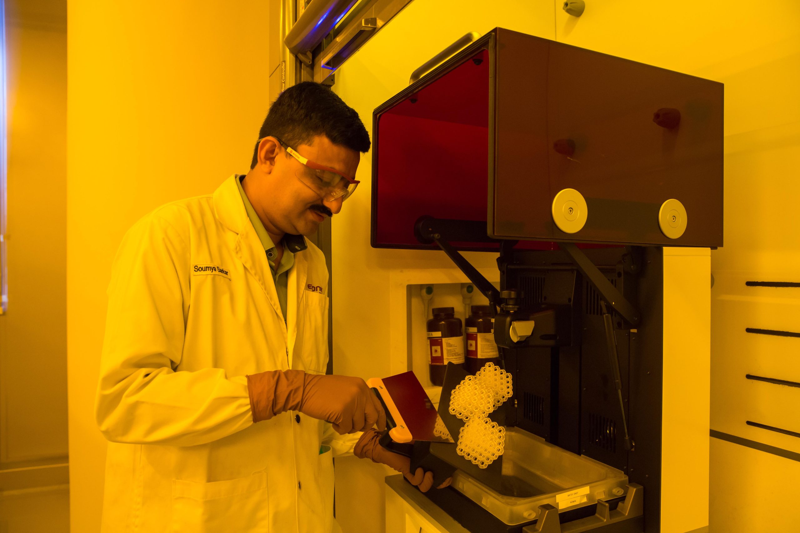 Asia Research Hub in Singapore is Evonik’s innovation hub for new ready-to-use photopolymers which are perfectly suitable for Asiga’s open source DLP 3D printers. Photo via Evonik.
