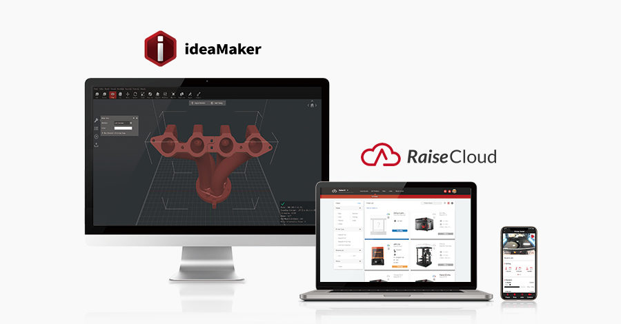 Raise3D's additive manufacturing software suite. Image via Raise3D.