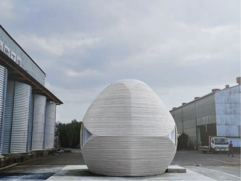 Serendix Partners' 3D printed 'Sphere.' Photo via Japan Today.  