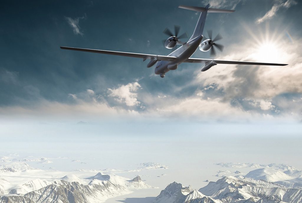 Une image conceptuelle du drone Eurodrone d'Airbus.  Image via Airbus. 