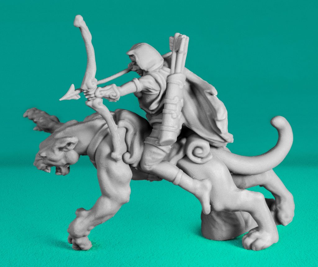 A 3D printed tabletop model from the MyMiniFactory marketplace. Photo via MyMiniFactory.