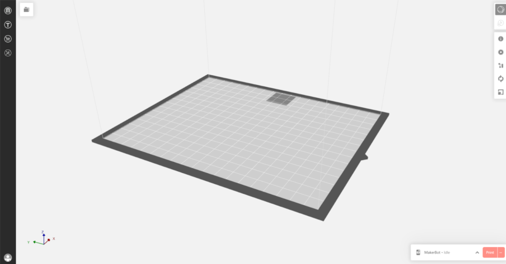MakerBot Print UI. Image by 3D Printing Industry.