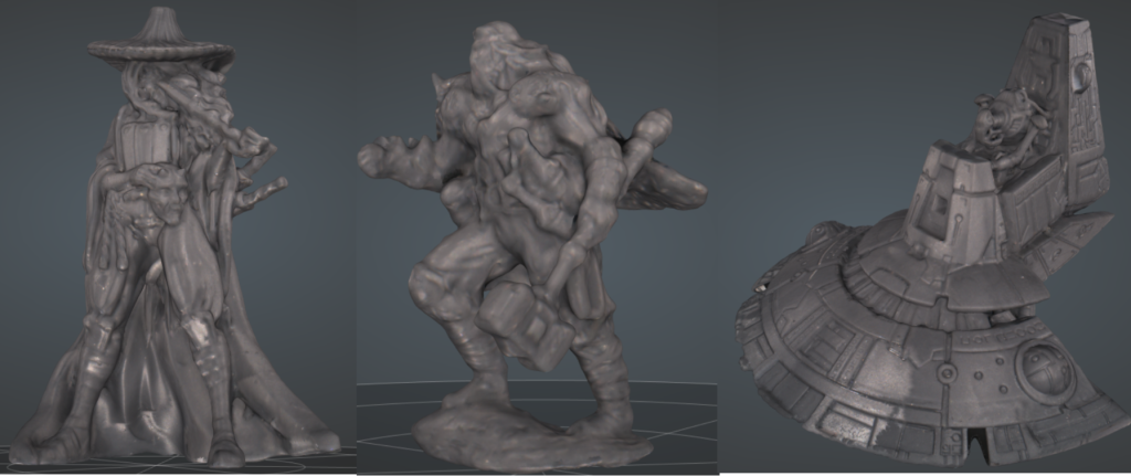 3D printed tabletop model scan tests on the SOL PRO. Images by 3D Printing Industry.